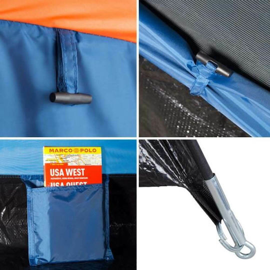 Camp NC6010 Hiker Camping Tent Tunnel Mountaineering Blue 4 Seasons For 2 People Waterproof 3000mm 315x150x105cm