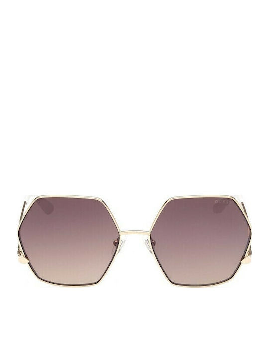 Guess Γυαλιά Ηλίου Χρυσά με Μεταλλικό Σκελετό Guess Γυαλιά Ηλίου Χρυσά με Μεταλλικό Σκελετό