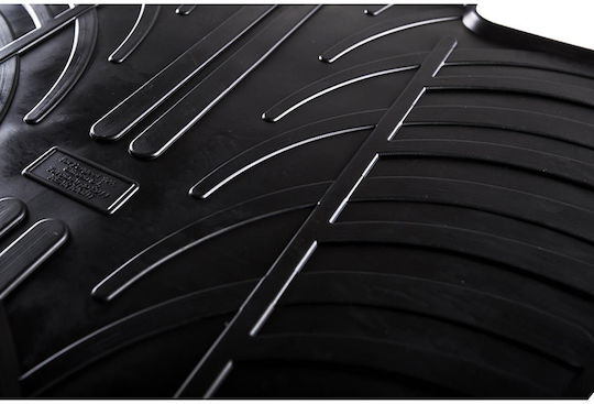 Gledring Set of Front and Rear Mats 4pcs for Renault Kadjar 2015+ Black
