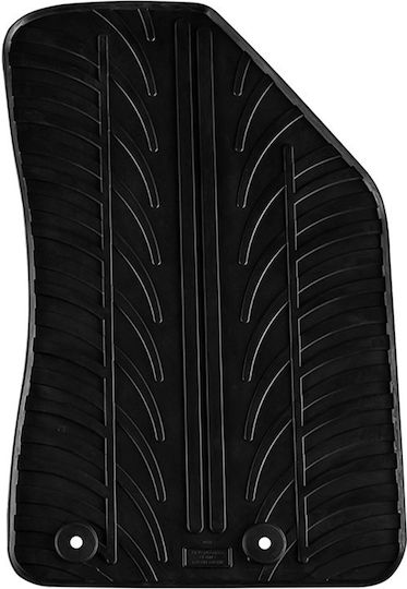 Gledring Σετ Μπροστινά και Πίσω Πατάκια 4τμχ για Jeep Compass 2017 Μαύρα