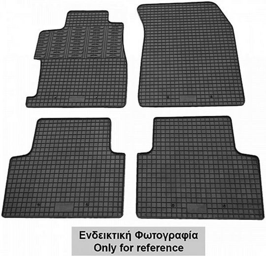 Cik Σετ Μπροστινά και Πίσω Πατάκια 4τμχ για Suzuki Jimny 2018 Μαύρα