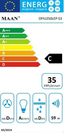 Maan Fiugi 2 50 Μηχανισμός Απορρόφησης 50cm Μαύρος