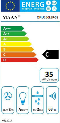 Maan Fiugi 2 60 Μηχανισμός Απορρόφησης 60cm Λευκός