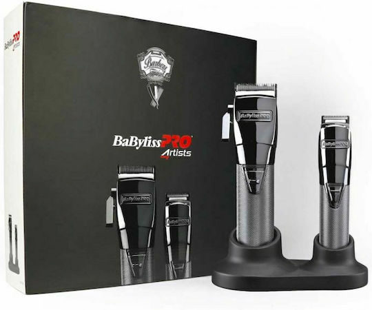Babyliss Pro Professionelles Set Wiederaufladbar Haarschneidemaschine Schwarz FX8705E