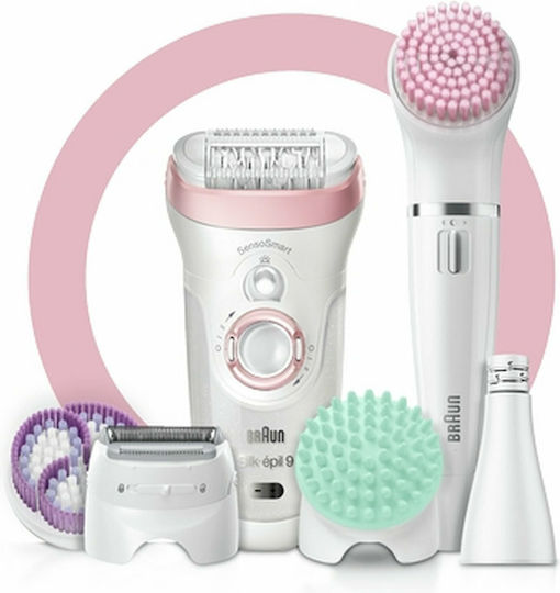 Braun Silk-Epil 9 Σετ Αποτρίχωσης Epilator για Πρόσωπο, Σώμα & Μπικίνι 9-995