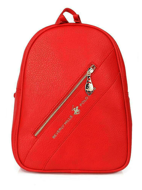 Beverly Hills Polo Club Women's Bag Backpack Red