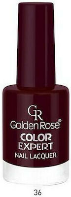 Golden Rose Color Expert Gloss Βερνίκι Νυχιών Μπορντό 36 10.2ml