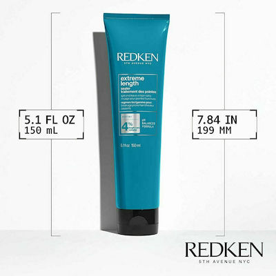 Redken Extreme Length 4% Conditioner Αναδόμησης/θρέψης για Όλους τους Τύπους Μαλλιών 150ml