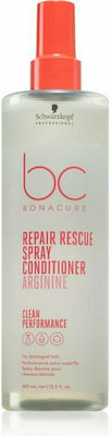 Schwarzkopf Bc Bonacure Repair Rescue Arginine Spray Leave In Conditioner Reconstruction/Nourishment for All Hair Types 400ml