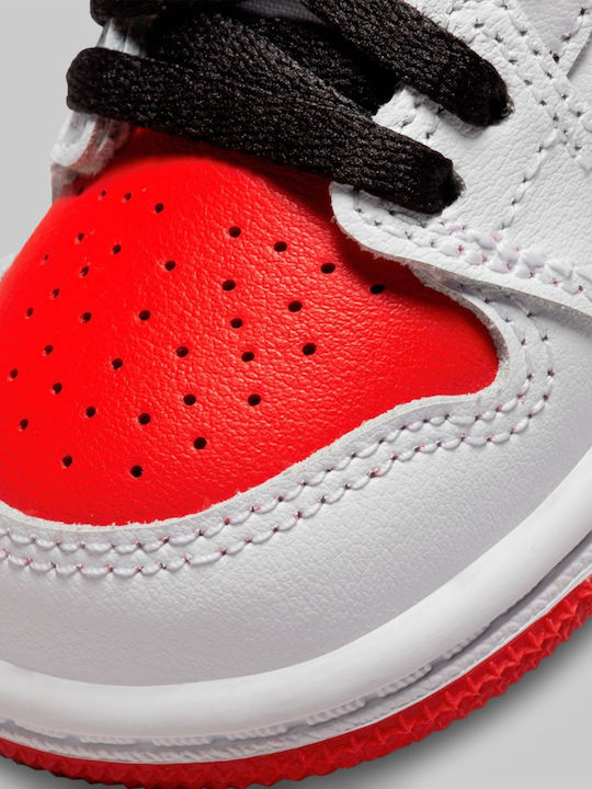 Sneakers pentru copii Mare 1 Retro High OG White / University Red / Black