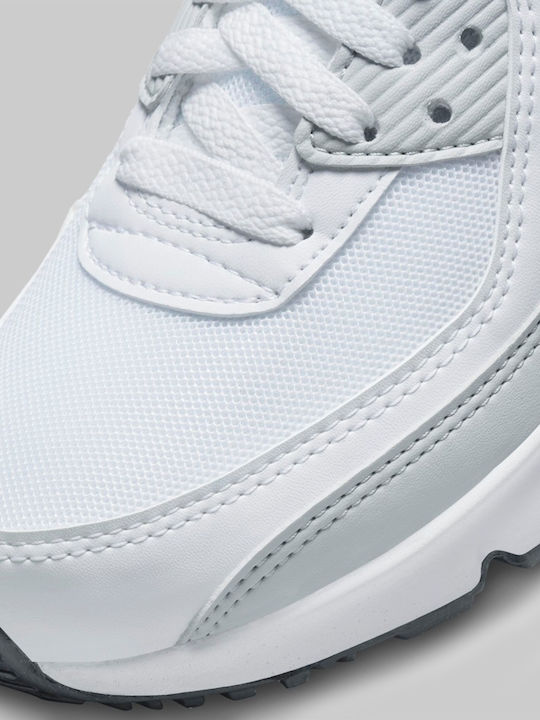 Air Max 90 Air Max 90 Детски маратонки Low Бяло / Малахит / Университетско Червено