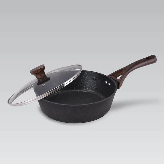 Maestro Pan With Lid made of Aluminum with Non-Stick Coating 24cm