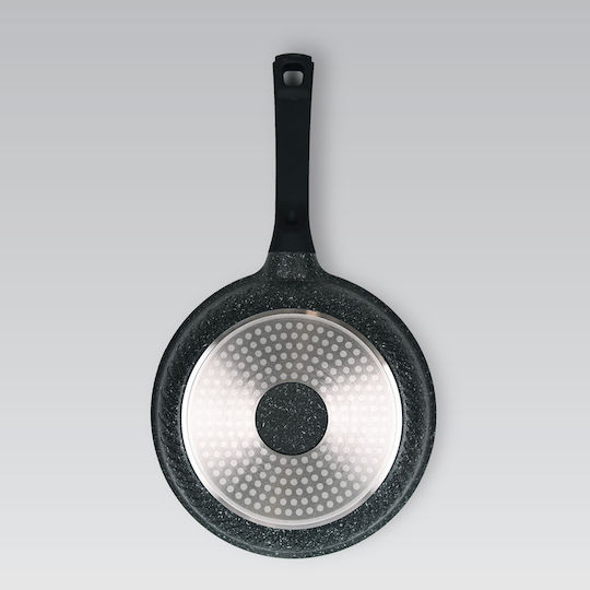 Maestro Pan Mit Deckel aus Aluminium mit Steinbeschichtung 28cm