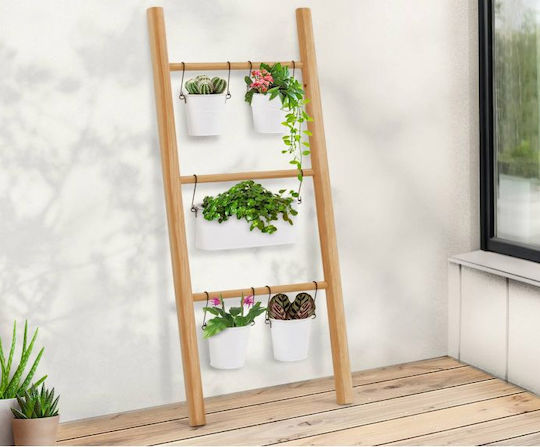 Inkazen Plant Stand Wooden Beige 43cmx4cmx100cmcm.