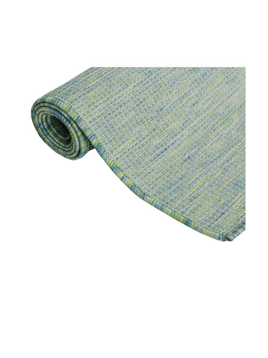 vidaXL Outdoor Runner Turquoise 80x150cm