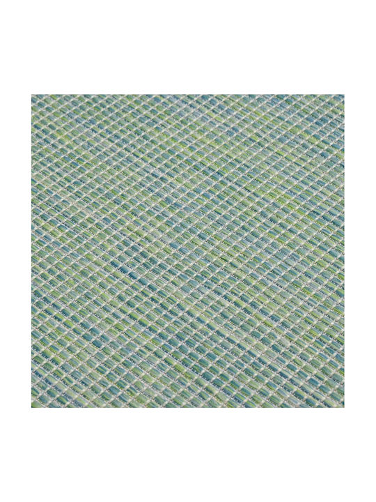 vidaXL Outdoor Runner Turquoise 80x150cm