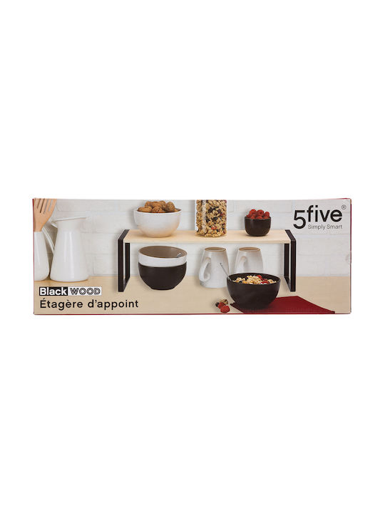 5Five Kitchen Organizer Racks Wooden in Brown Colour 18x50.5x15cm
