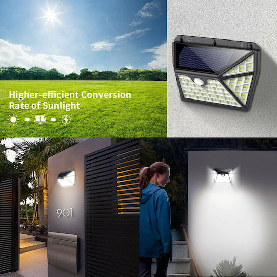 SL210 Wall Mounted Solar Light 2000lm with Motion Sensor and Photocell