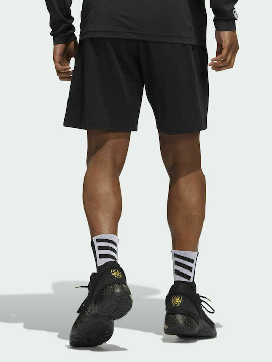 Adidas Donovan Mitchell Αθλητική Ανδρική Βερμούδα Μαύρη