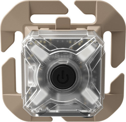 NiteCore Lumină de lucru și de sit, cu baterie Lanternă Frontală LED Lumini de lucru și de sit, IP66 cu Luminozitate Maximă 8lm NU06MI Bej