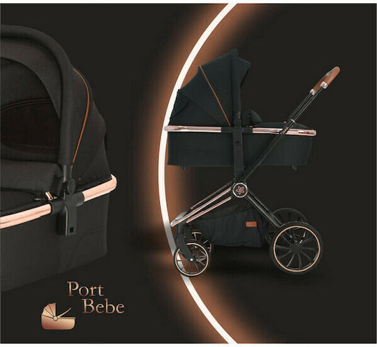 Bebe Stars Jewel Бебешка количка 3 в 1 Мраморно бежово 9.4кг