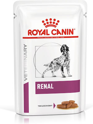 Royal Canin Renal Veterinary 9003579016800 Υγρή Τροφή Σκύλου Διαίτης με Πουλερικά και Χοιρινό σε Φακελάκι 12 x 100γρ.