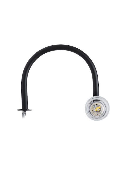 GloboStar Flora Modern Lamp Bathroom with Socket G9 Black 31x12cm