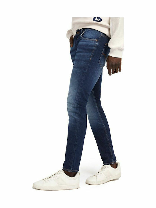 Miami Men's Jeans Pants with Skinny Fit Navy Blue