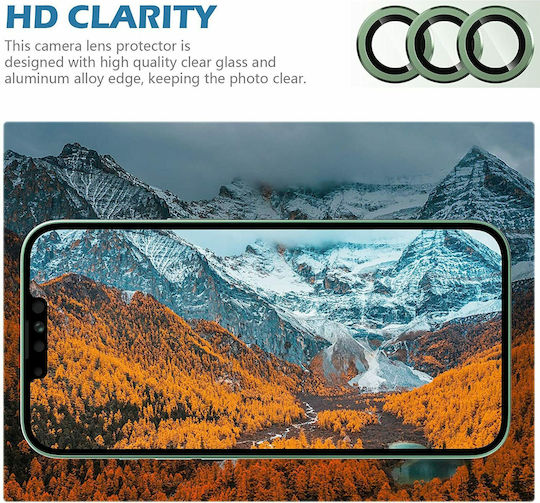 Προστασία Κάμερας Tempered Glass Dark Green για το iPhone 12 Pro / 12 Pro Max