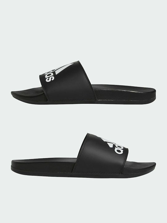 Adilette Cloudfoam Plus Logo Men's Slides Black
