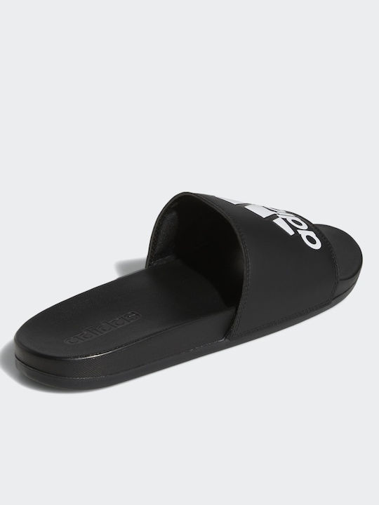Adilette Cloudfoam Plus Logo Men's Slides Black