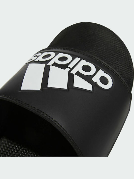 Adilette Cloudfoam Plus Logo Men's Slides Black