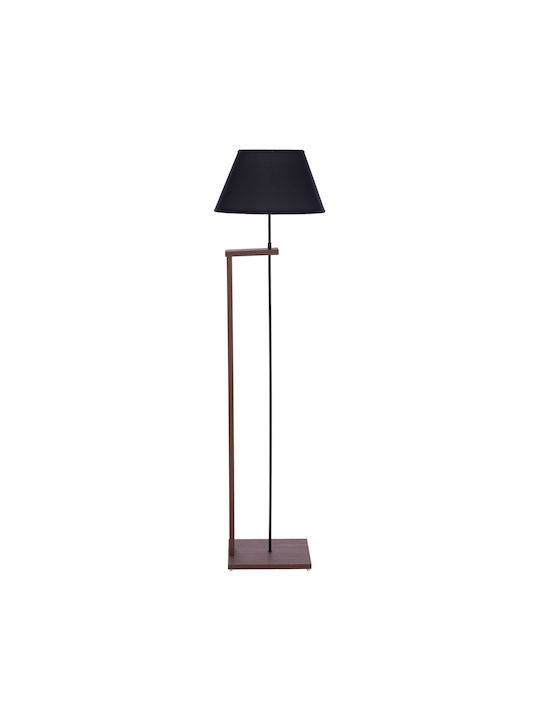 Freebox Modern Floor Lamp E27 H150xW38cm Black FB97609.02