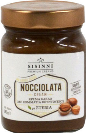 Sisinni Пралиново намазване Sisinni Premium Creams с Лешници и стевия 380гр