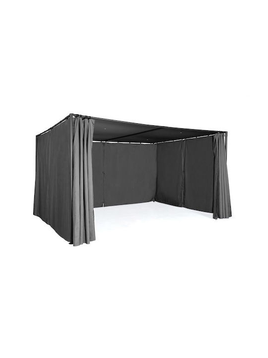 Inkazen Garten Gazebo Grau 3x4m