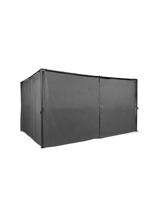 Inkazen Garten Gazebo Grau 3x4m