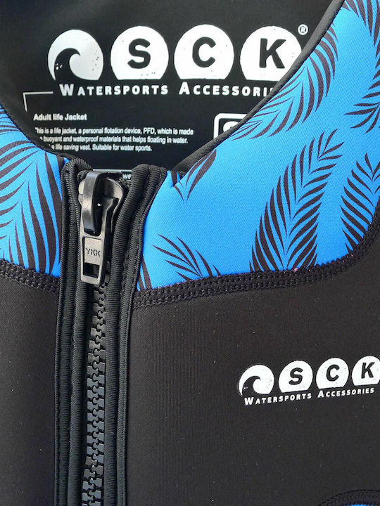 SCK Waves Adults Life Jacket for Water Sports Blue