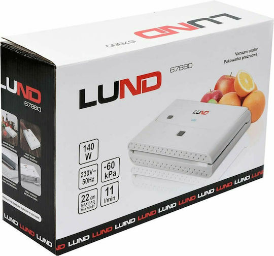 Lund Vacuum Sealer External with Maximum Sealing Length 22mm Automatic