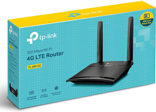 TP-LINK TL-MR100 v1.2 Wireless 4G Router Wi‑Fi 4 with 2 Ports