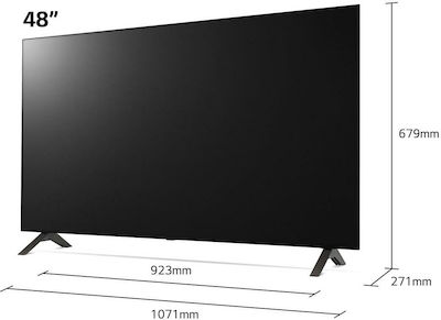 LG Smart Τηλεόραση 48" 4K UHD OLED 48A26LA HDR (2022)