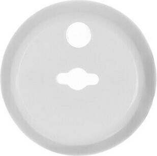 Ruhhy Socket Protective Cover Simple Placement made of Plastic in White Color 2.3x2.3x2.3εκ. 15pcs