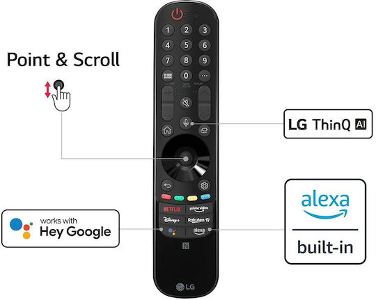 LG Smart Τηλεόραση 55" 4K UHD OLED OLED55G26LA HDR (2022)