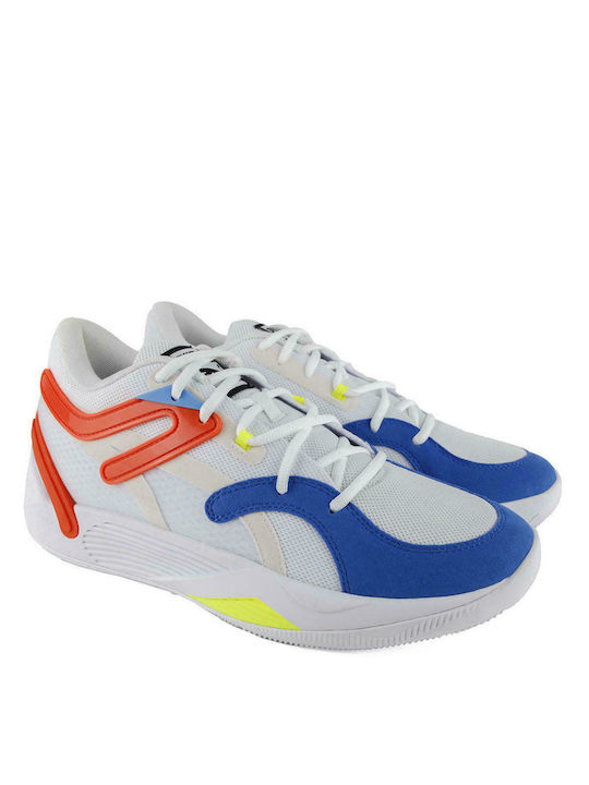 Puma TRC Blaze Court Low Basketball Shoes White