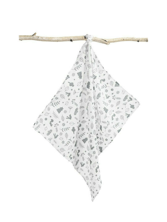 Sensillo Muslin Swaddle Blanket Forest White 70x80cm