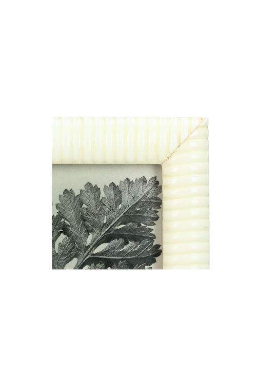 Zaros Bony Photo Frame with Ecru Frame