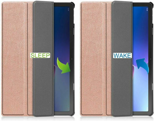 Tech-Protect Smartcase Flip Cover Ροζ Χρυσή (Lenovo Tab M10 Plus 10.6" 3rd Gen)