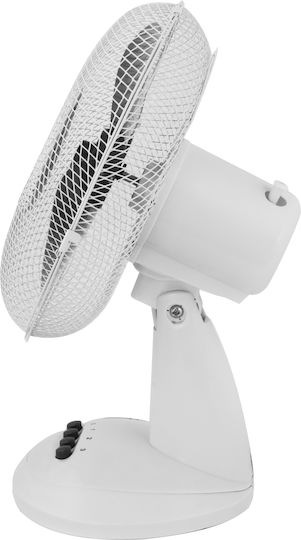 Esperanza Επιτραπέζιος Ανεμιστήρας 40W Διαμέτρου 30cm Λευκός