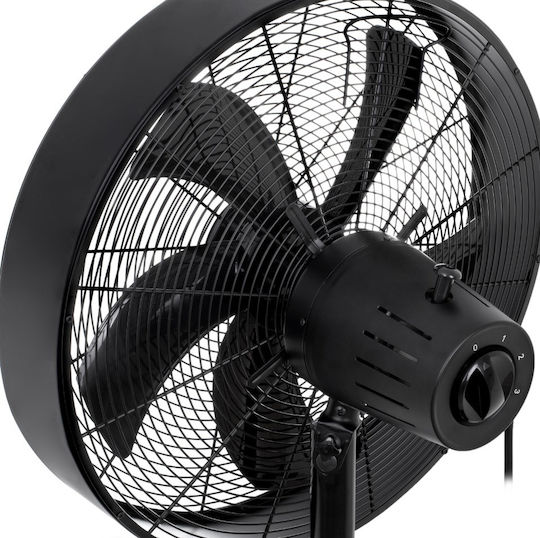 Adler Ανεμιστήρας Ορθοστάτης 100W Διαμέτρου 40cm Μαύρος