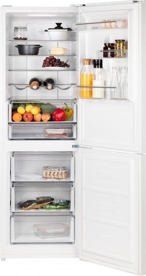 MPM Combină frigorifică 323lt NoFrost Î185xL60xA69cm. Alb MPM-357-FF-31W/AA