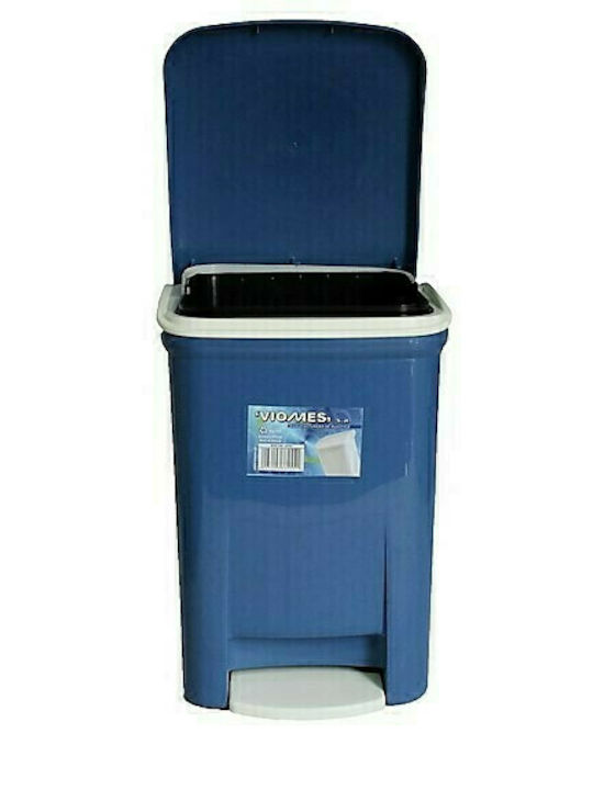 Viomes 155 Plastic Toilet Bin 7lt Blue